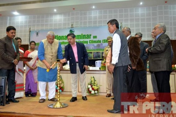 Governor inaugurated 3 day long national seminar on sustaining hill agriculture in changing climate